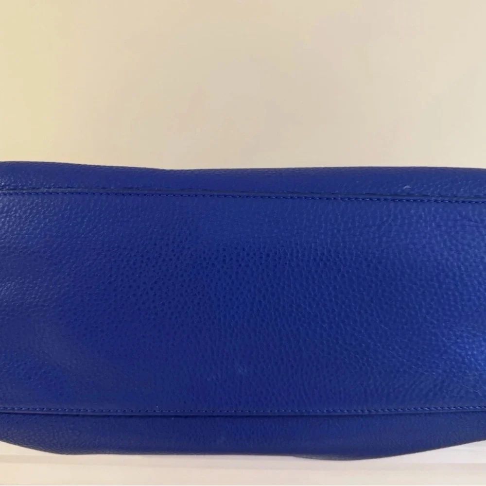 Tory Burch Cobalt Blue Leather Shoulder Bag - Picture 10 of 12